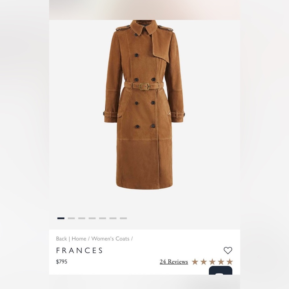 Tan Double-Breasted Women's Trench Coat